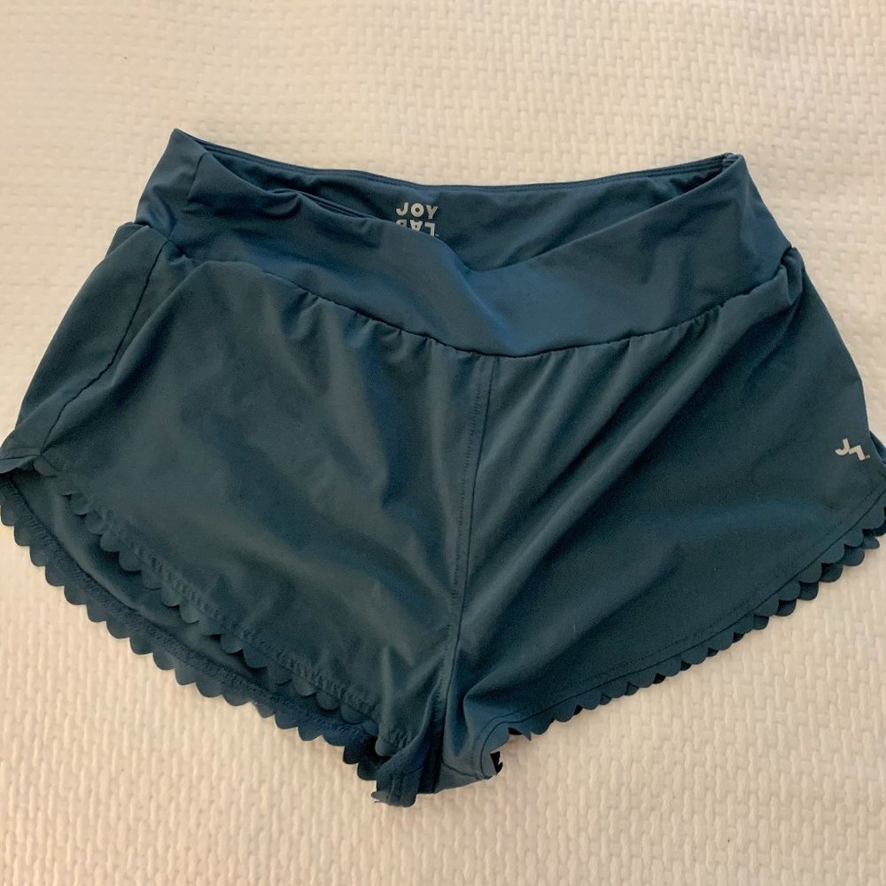 Women's Scalloped Athletic Shorts